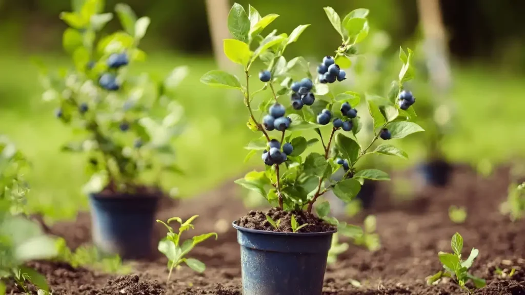 Growing Blueberries in Pots  