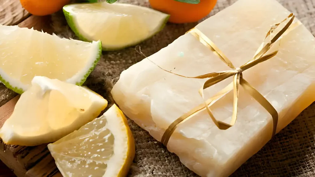 Homemade Lemon Soap