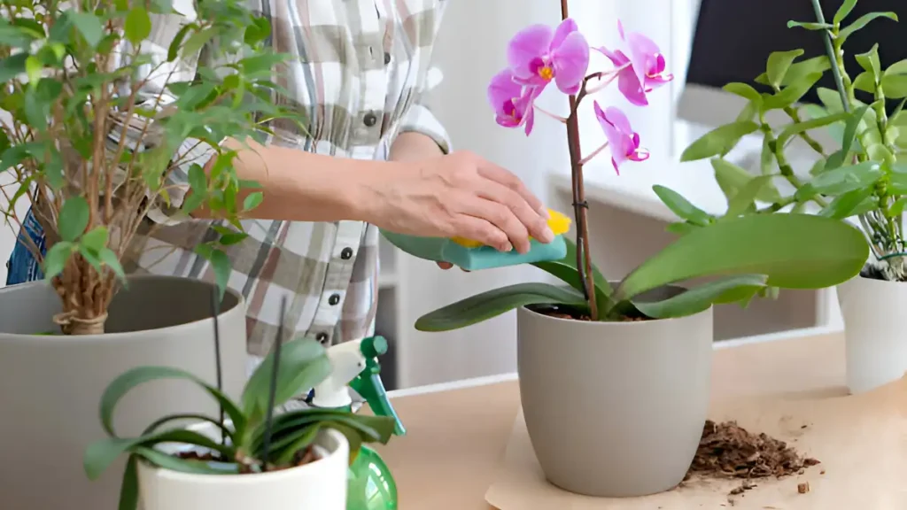 Orchid care indoors