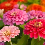 Zinnia flowers