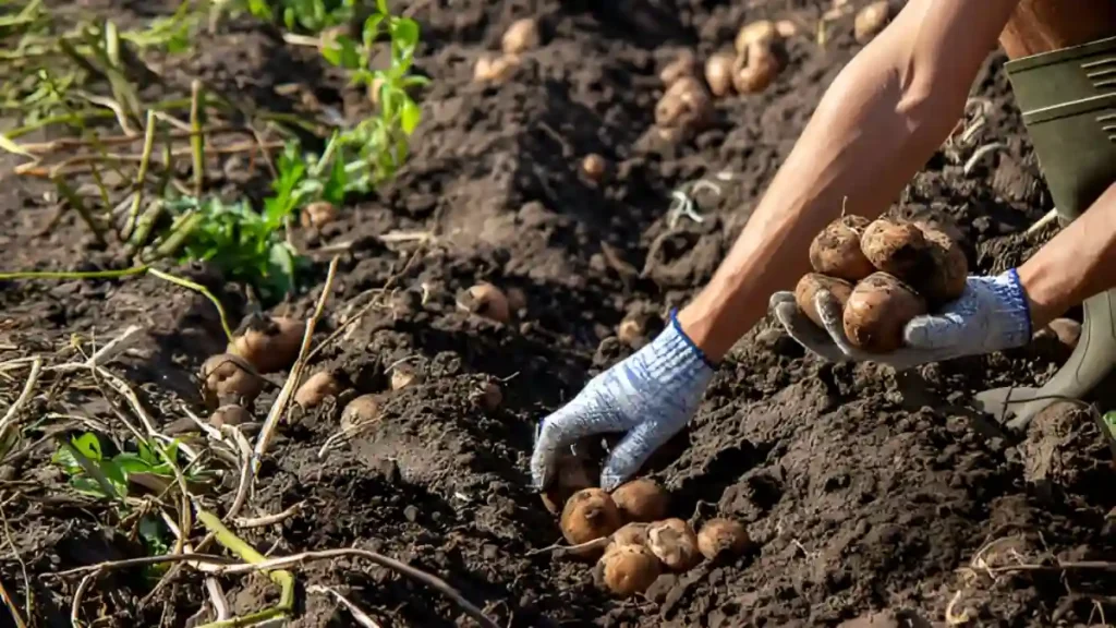 When to harvest potatoes