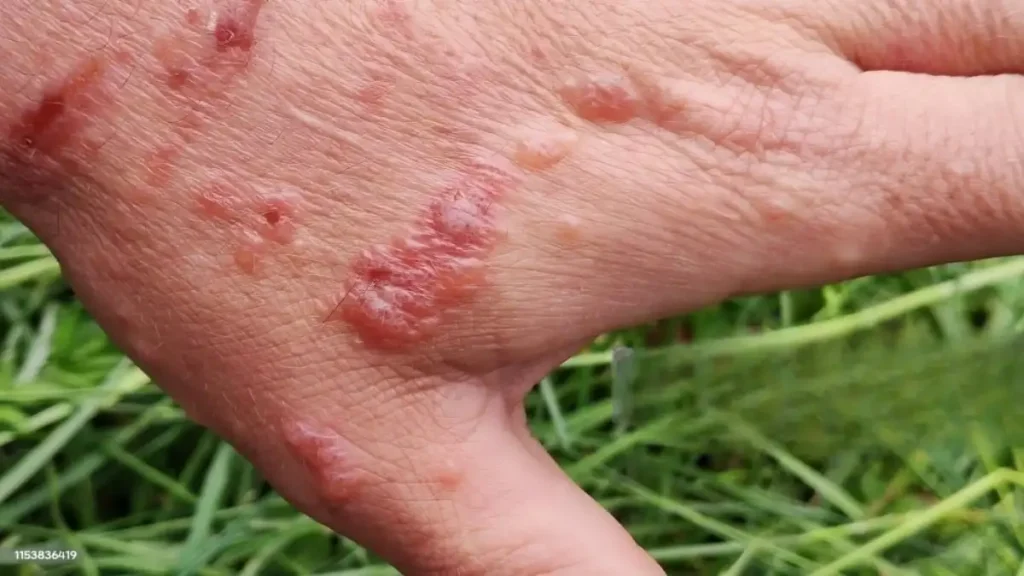 Cow parsnip rash