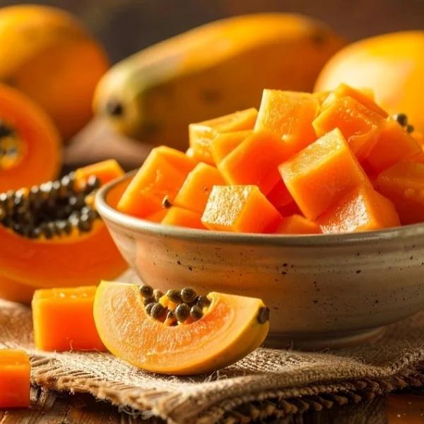 Papaya fruit for glowing skin