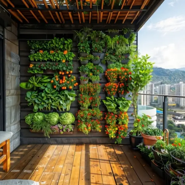 Creative balcony garden ideas for small homes with vertical planters