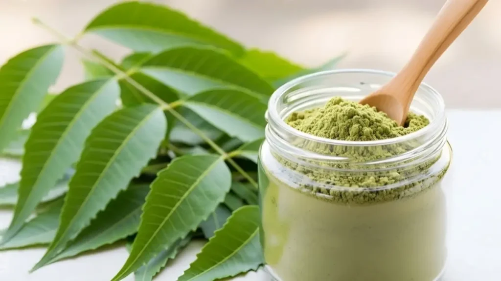 Neem leaves for skin care benefits
