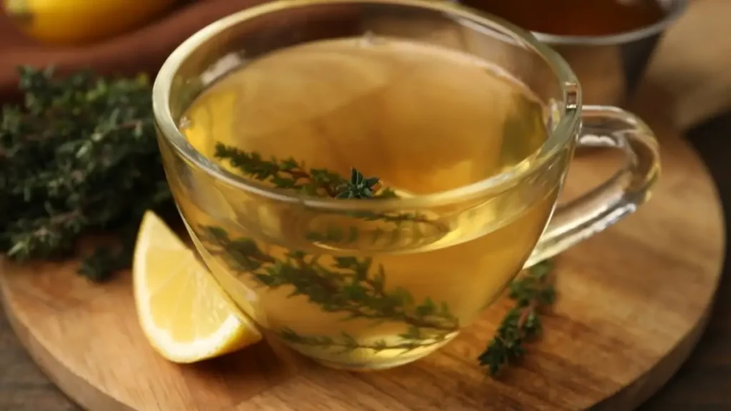 Thyme tea for respiratory health and immunity