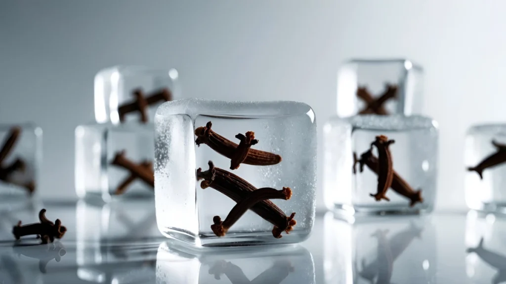Clove Ice Cubes