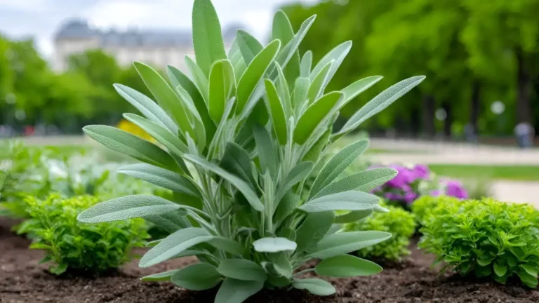 Growing sage