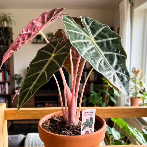 Alocasia 'Pink Dragon'