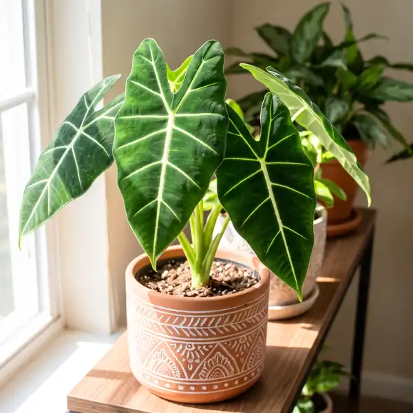 Alocasia micholitziana 'Frydek' (Green Velvet)