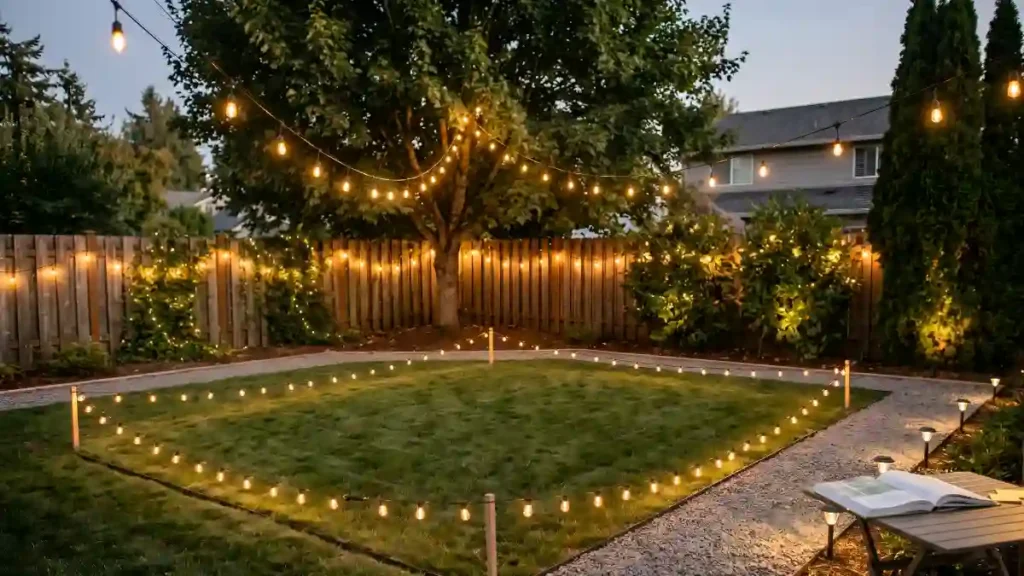 Backyard lighting