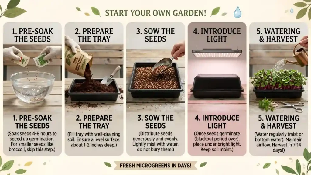 How to Grow Microgreens at Home