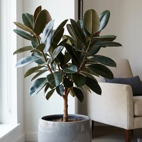 Rubber plant (Ficus elastica)