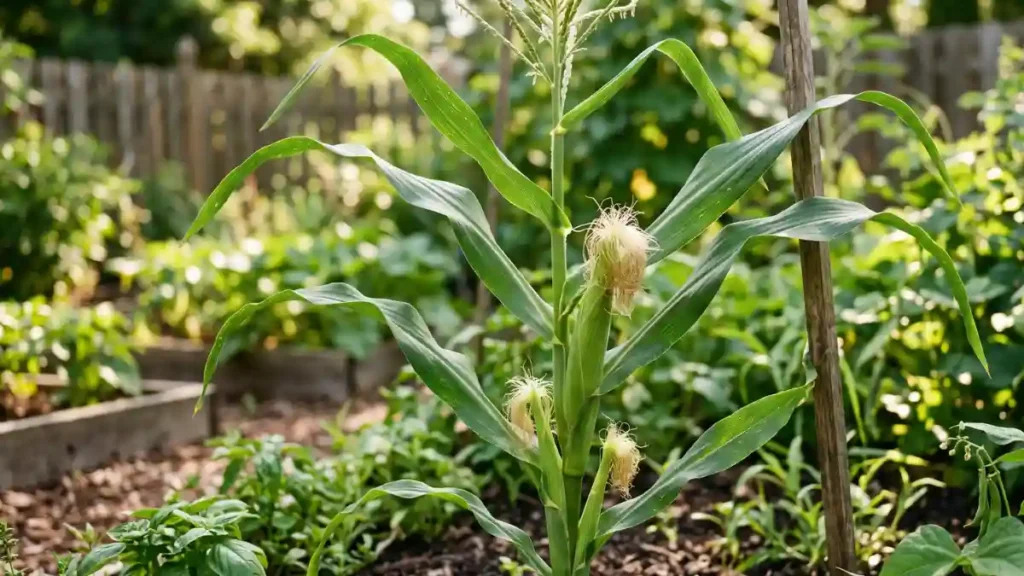 Baby corn plant