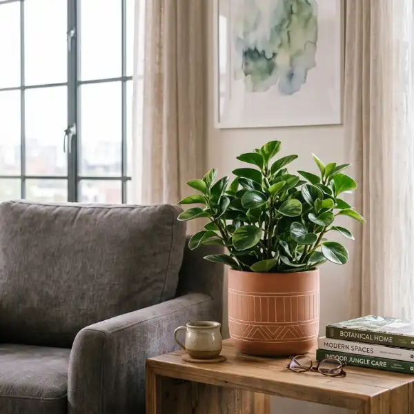 Baby rubber plant (Peperomia obtusifolia)