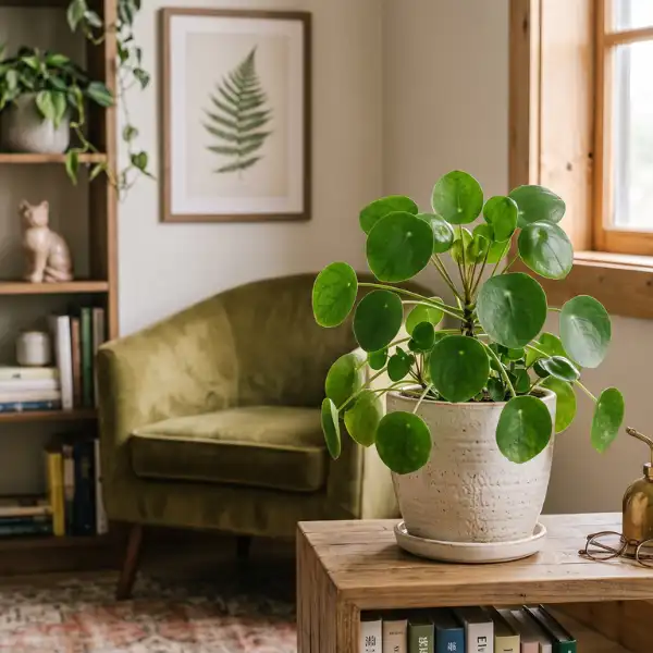 Chinese money plant (Pilea peperomioides)