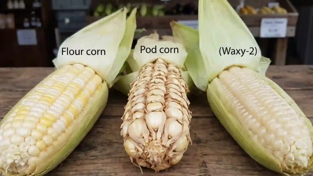 Different types of corn
