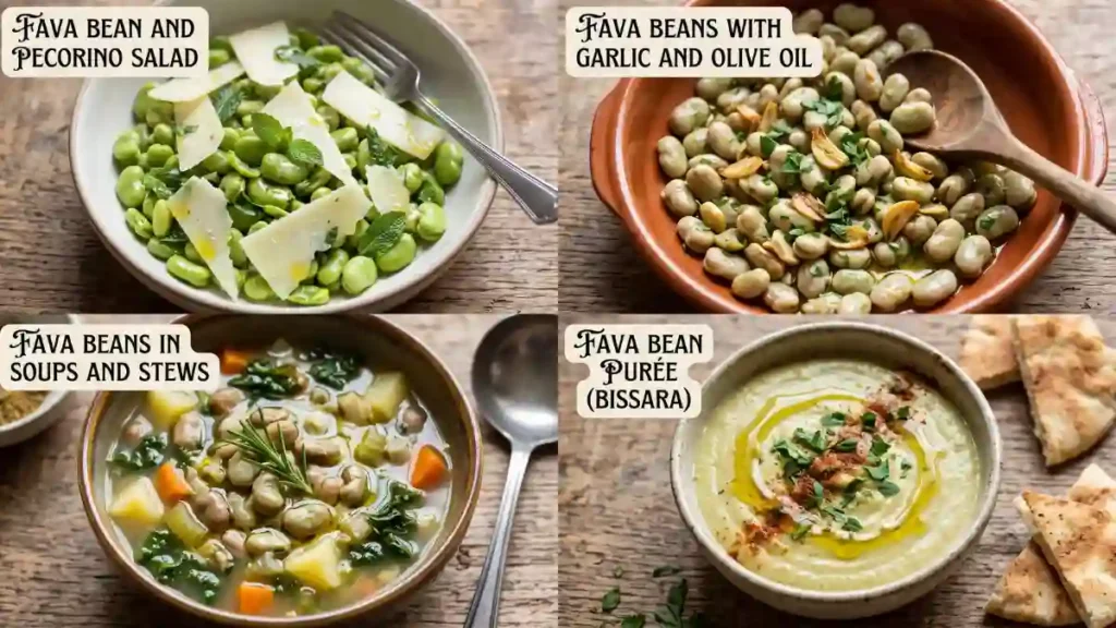 Fava beans receipe