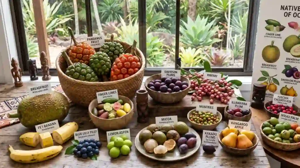 Native fruits of Oceania