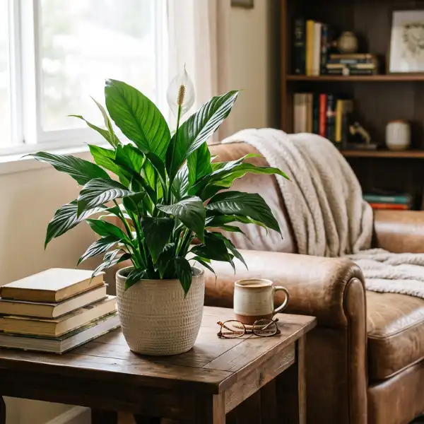 Peace lily (Spathiphyllum)