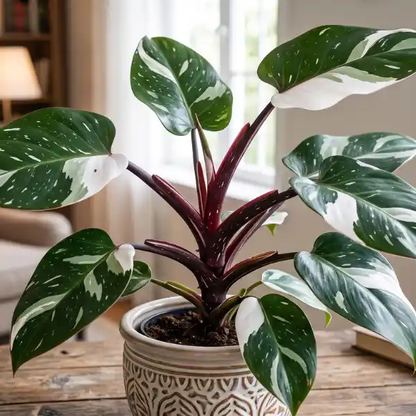 Philodendron white knight