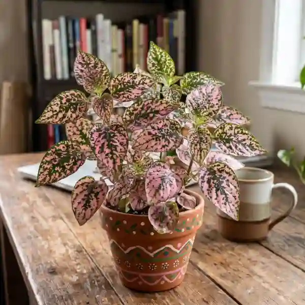 Polka dot plant (Hypoestes phyllostachya)