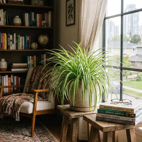 Spider plant (Chlorophytum comosum)