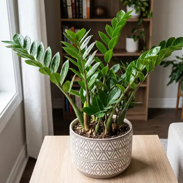 ZZ plant (Zamioculcas zamiifolia)
