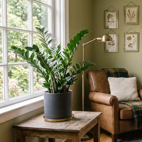ZZ plant (Zamioculcas zamiifolia)